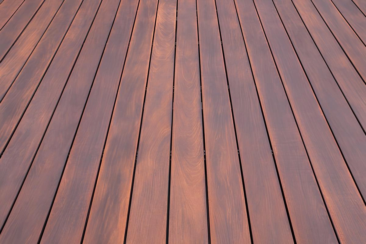 Cumaru wood decking textured grains